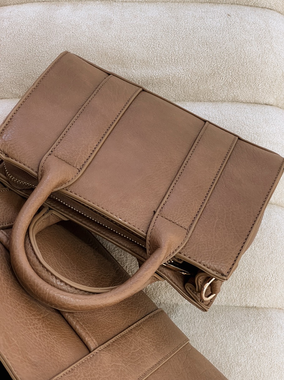 Bolsa Cartera Tote Marrón