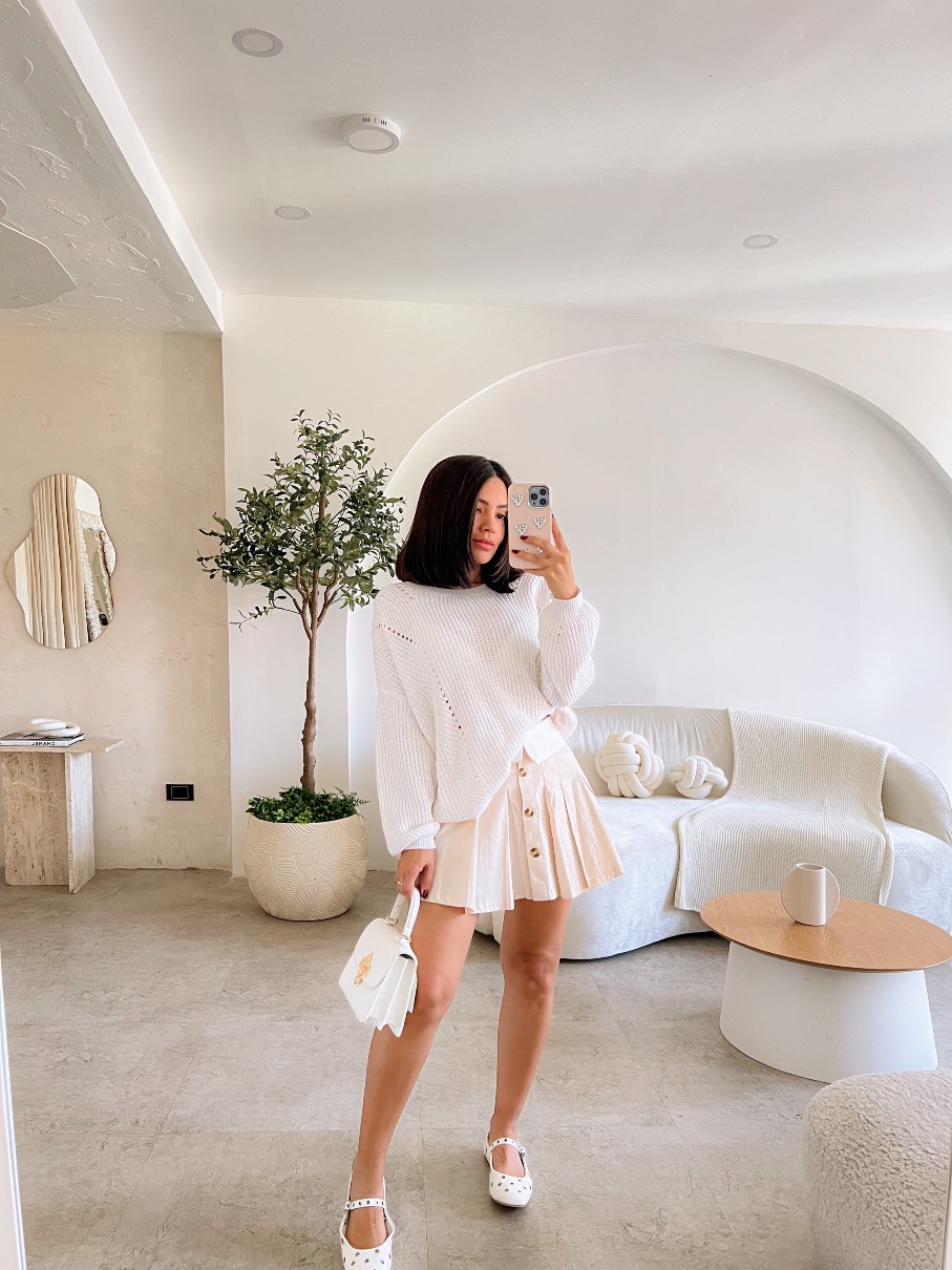 Falda plisada Debora