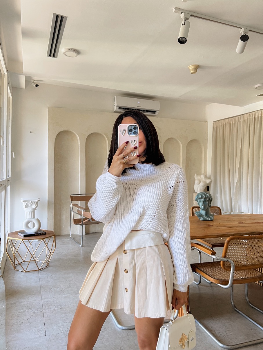 Falda plisada Debora