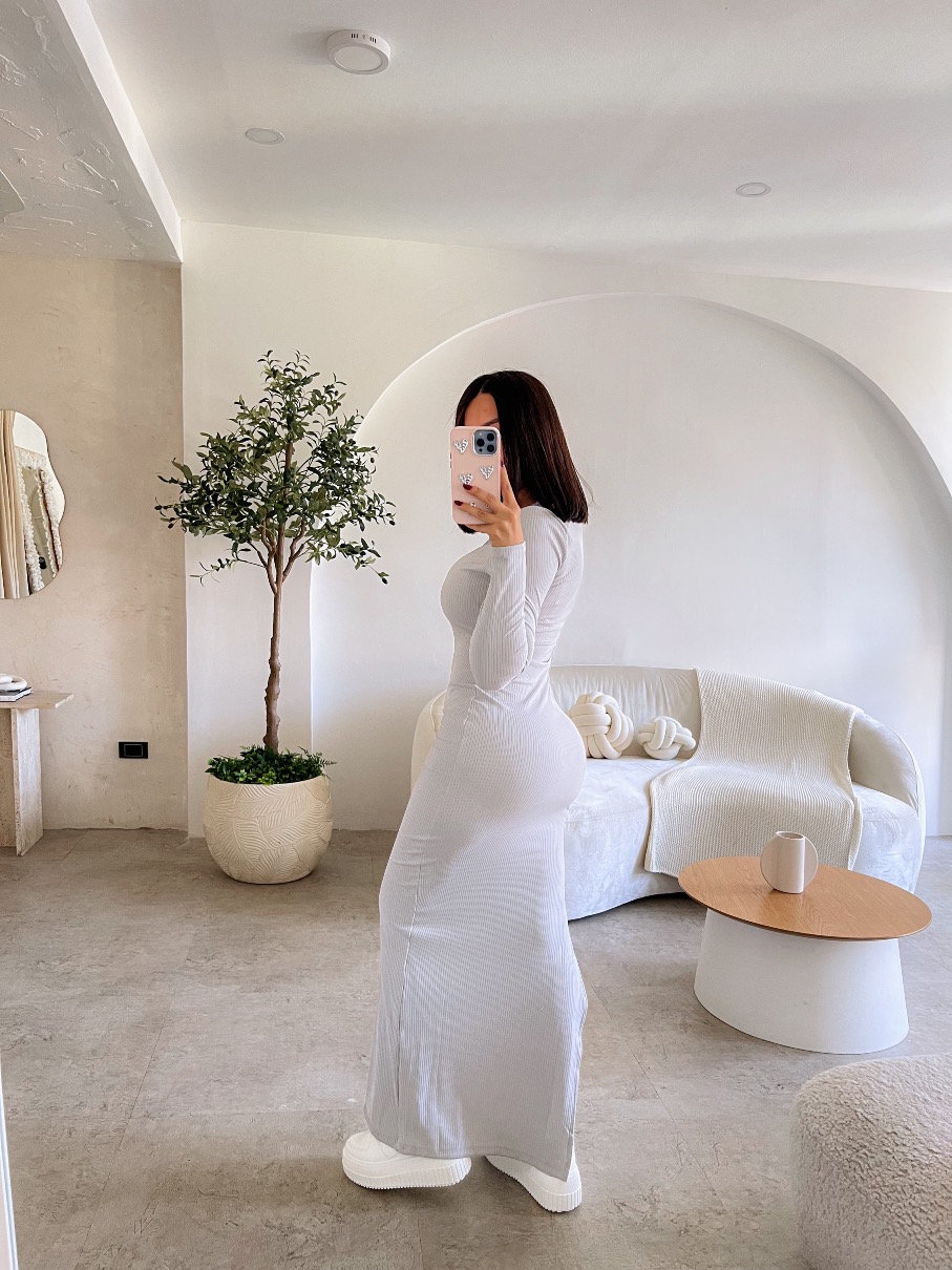 Maxi vestido manga/l Freya