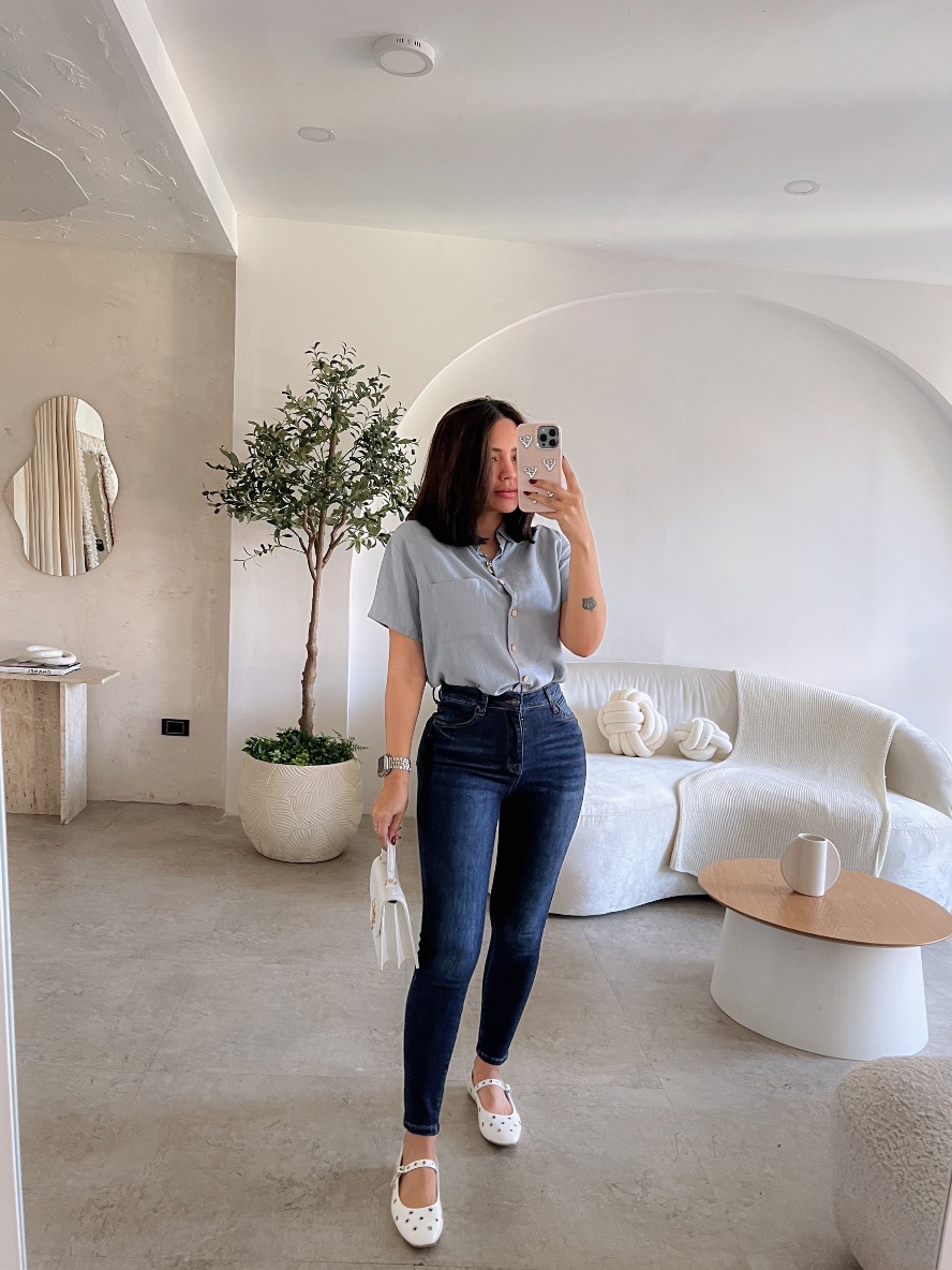 Jeans skinny Wax dark