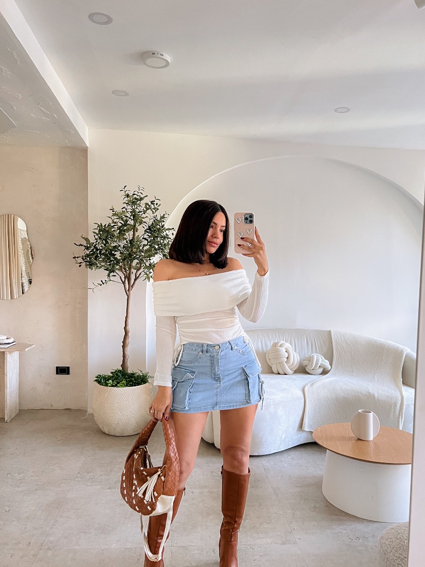 Blusa hombros al aire Celia