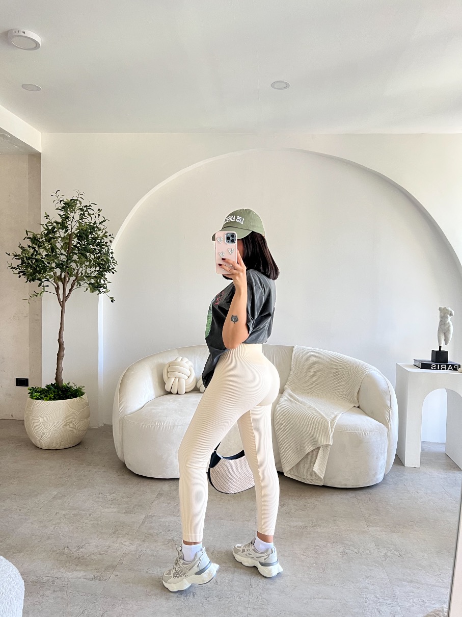 Leggings nude efecto faja