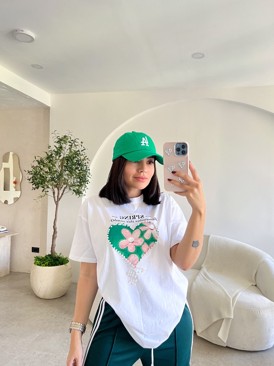 Camiseta blanca Spring