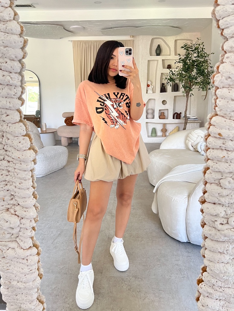 Falda Globo Beige Briana