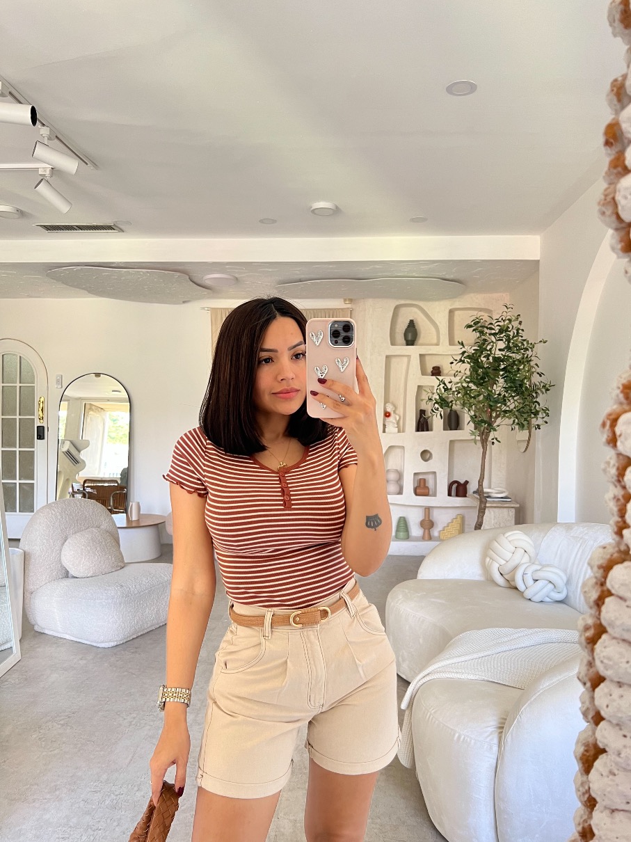 Blusa camel Elizabeth