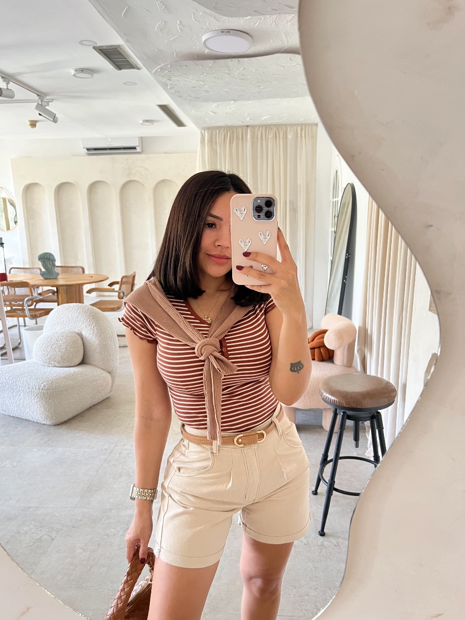 Blusa camel Elizabeth