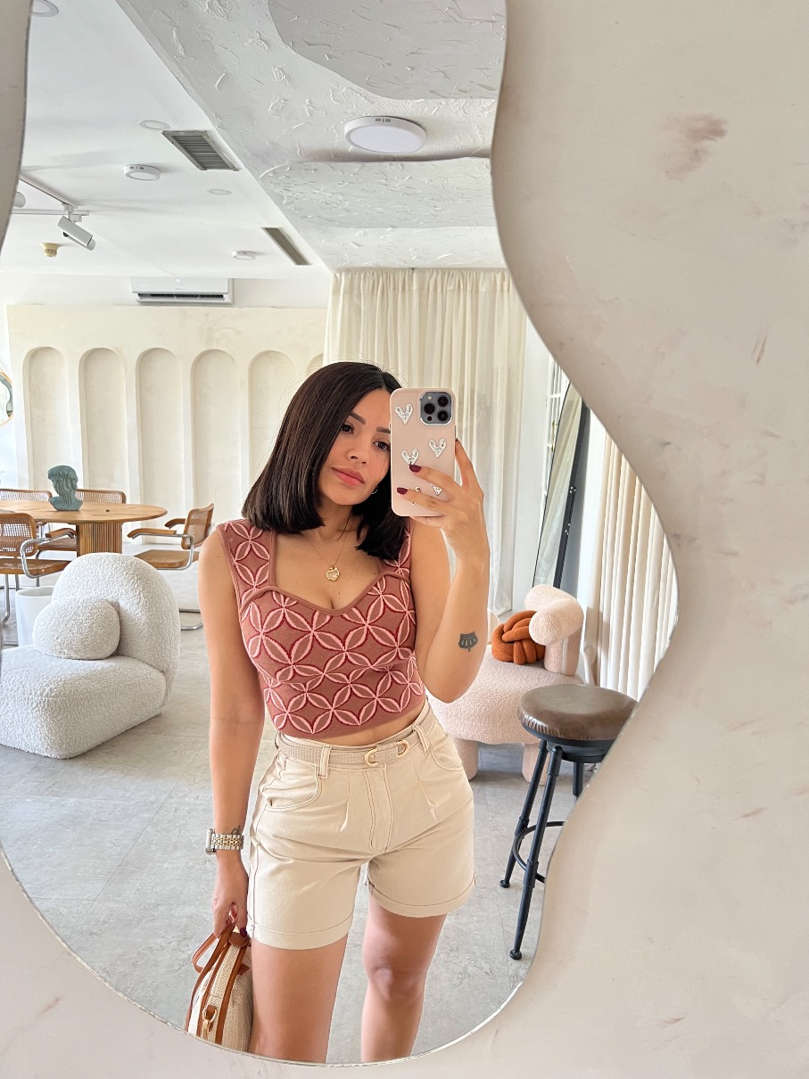 Blusa con diseño de flores Kathia