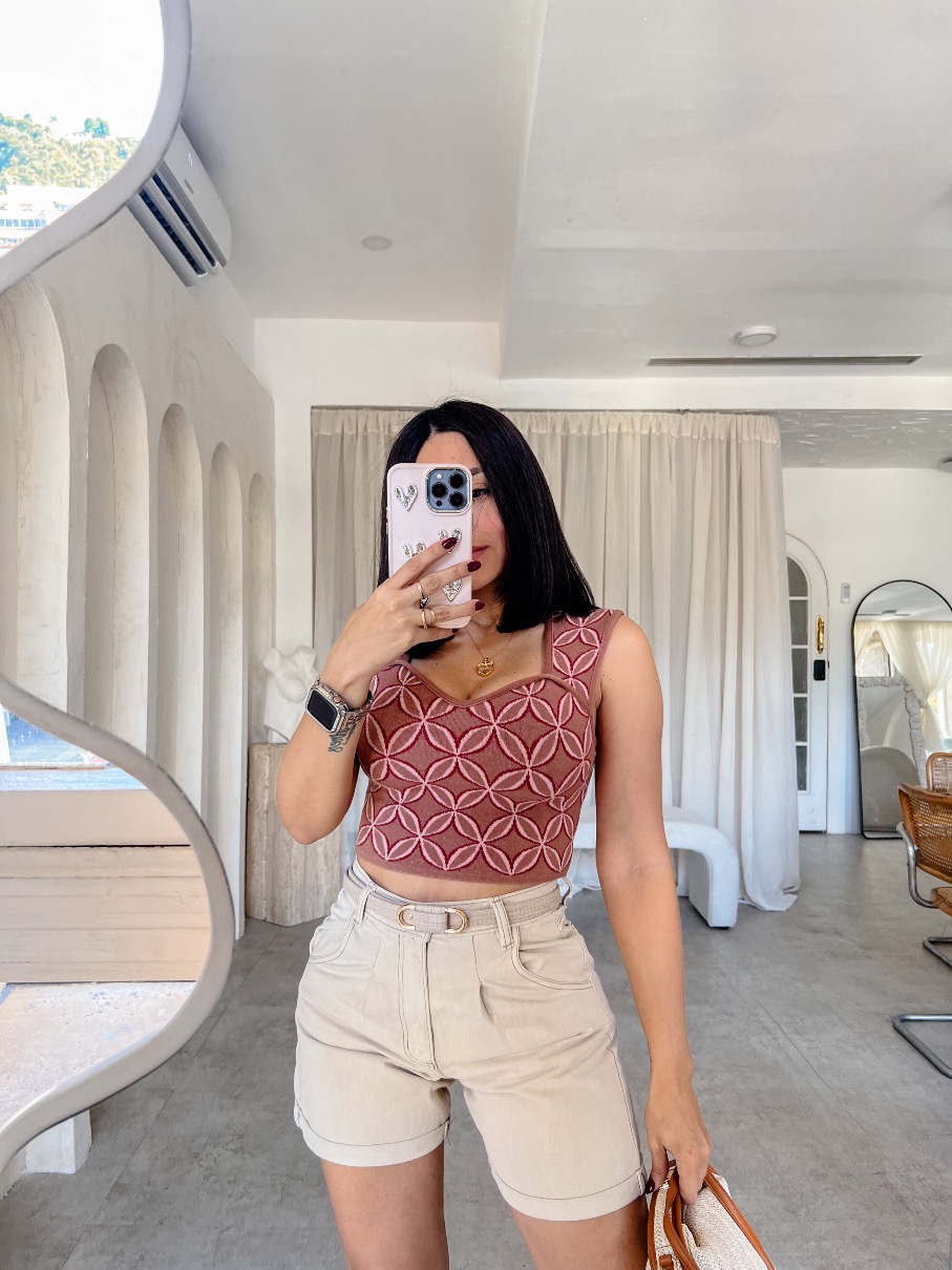 Blusa con diseño de flores Kathia