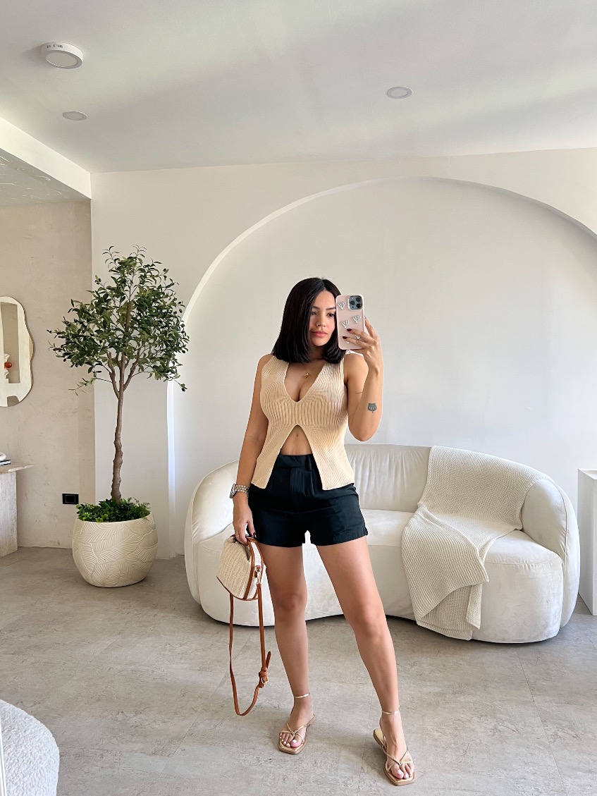 Short verde oscuro Ariel