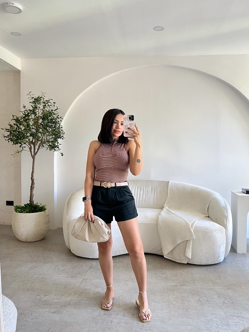 Short verde oscuro Ariel