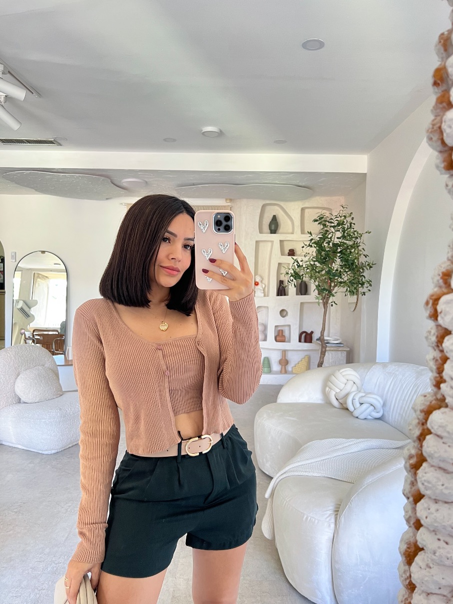 Set de top y cardigans Iris