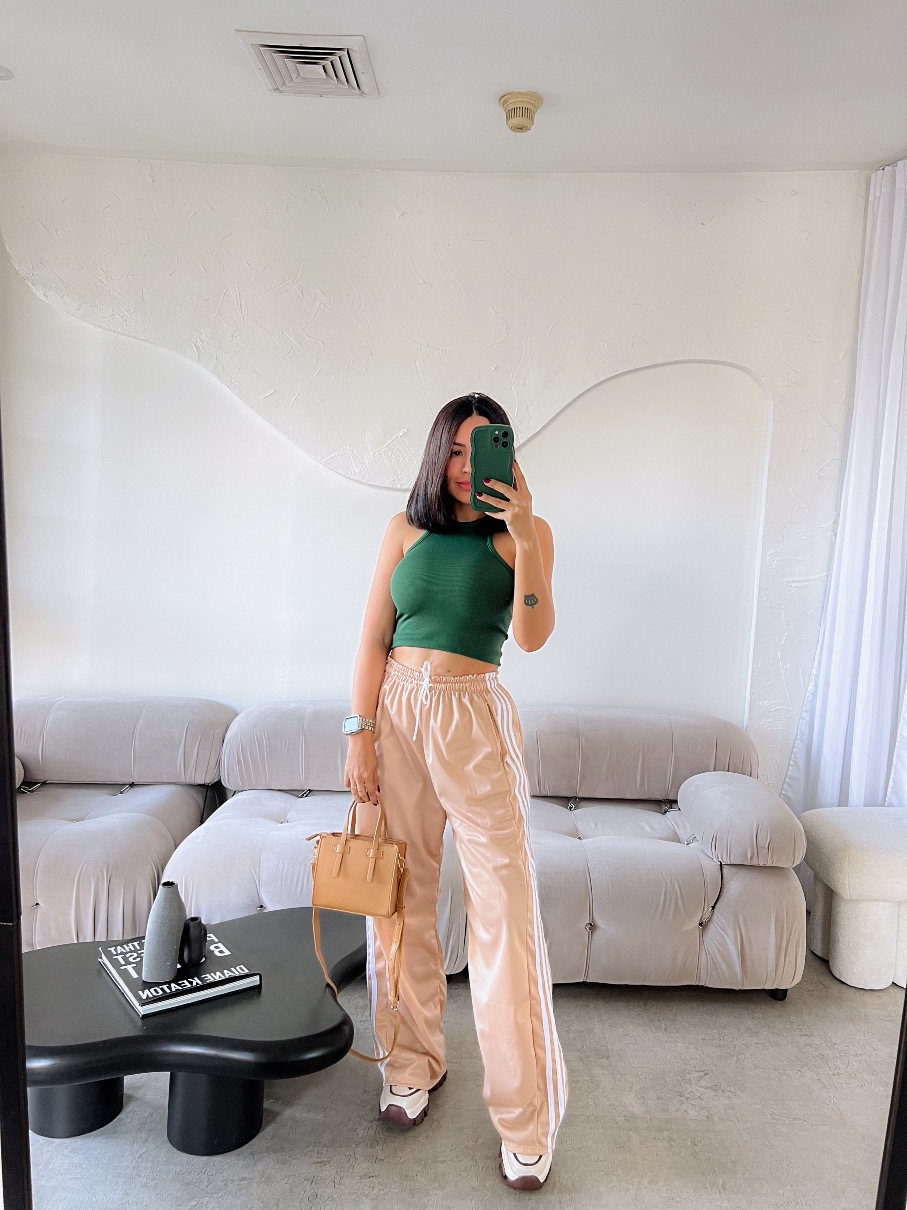 Pants beige Adidas Paulina