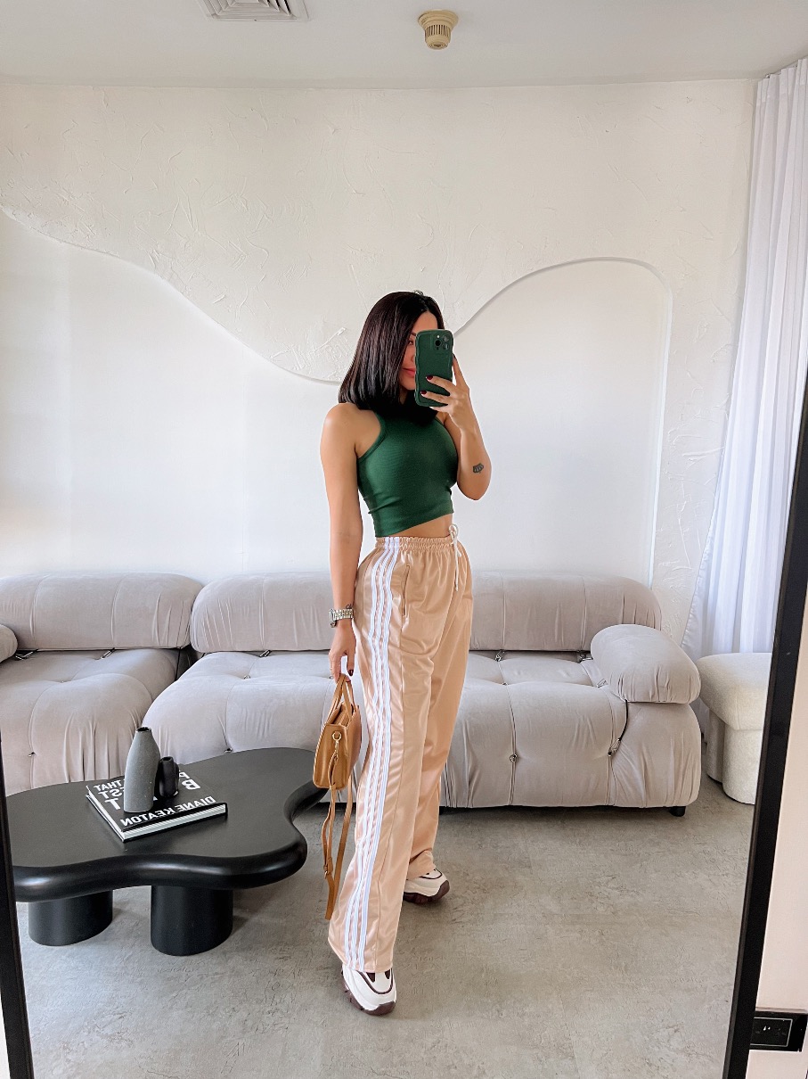 Pants beige Adidas Paulina