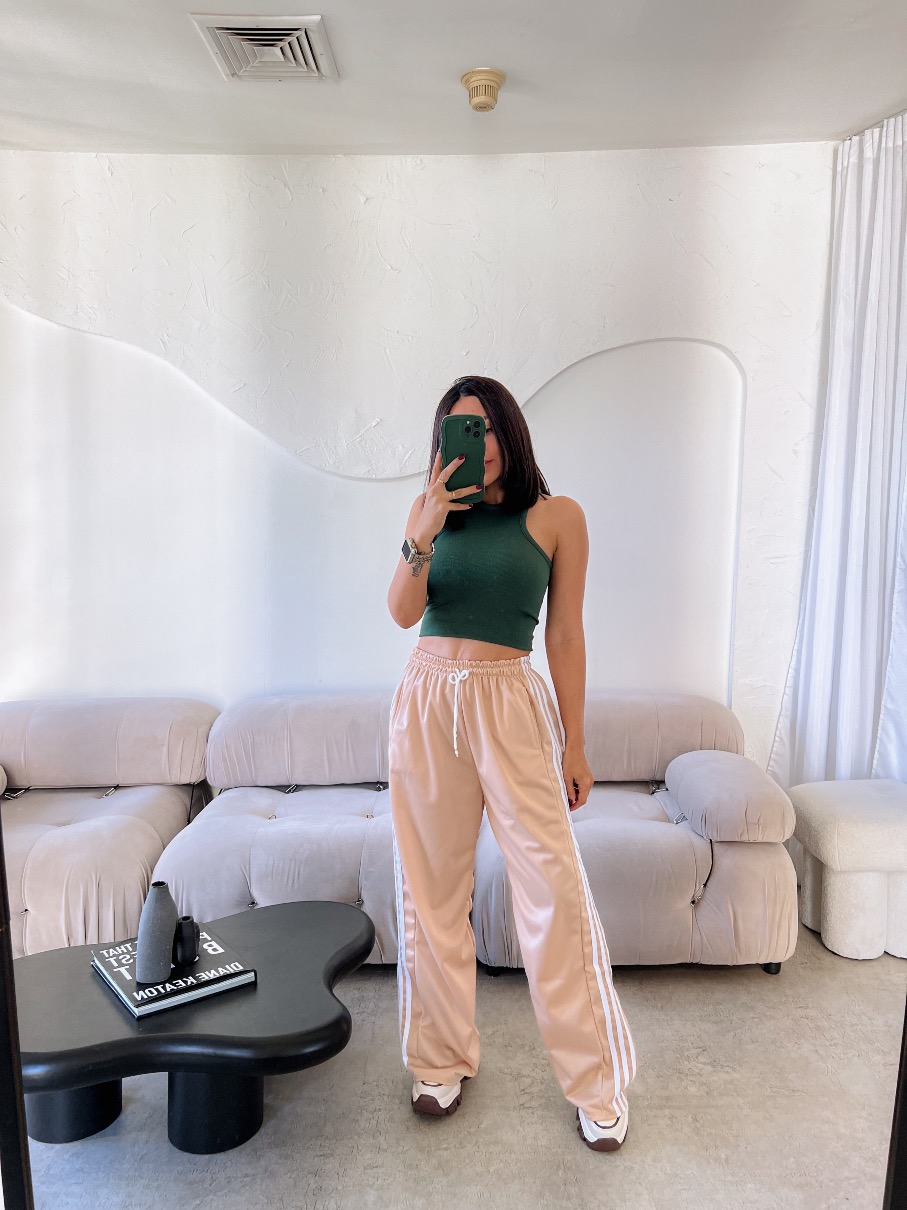 Pants beige Adidas Paulina