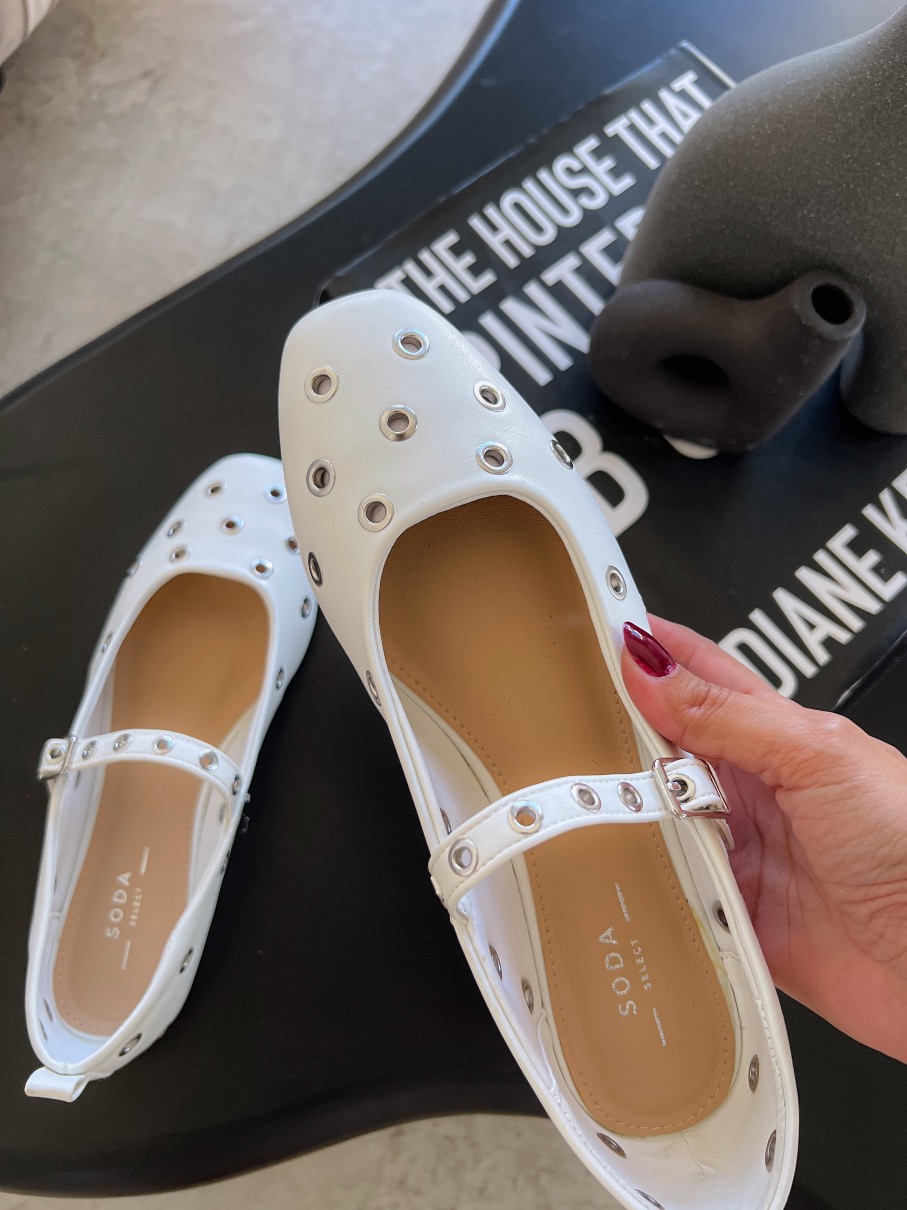 Zapatillas blancas taches Angela