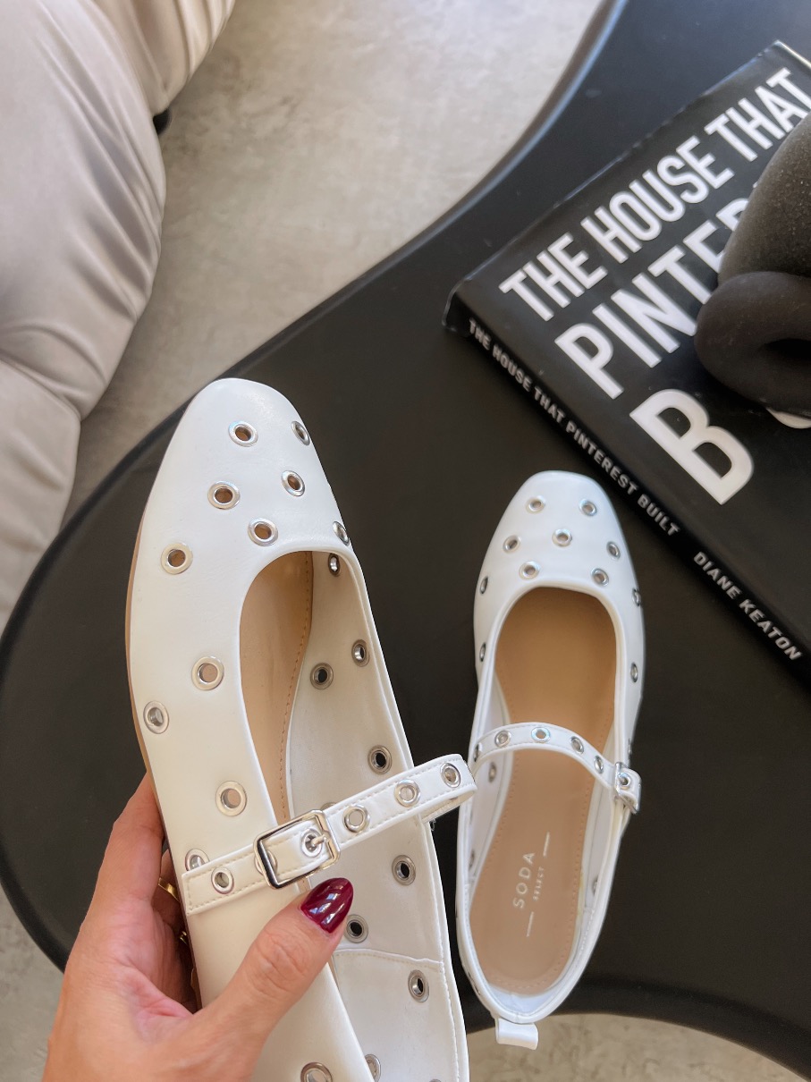 Zapatillas blancas taches Angela